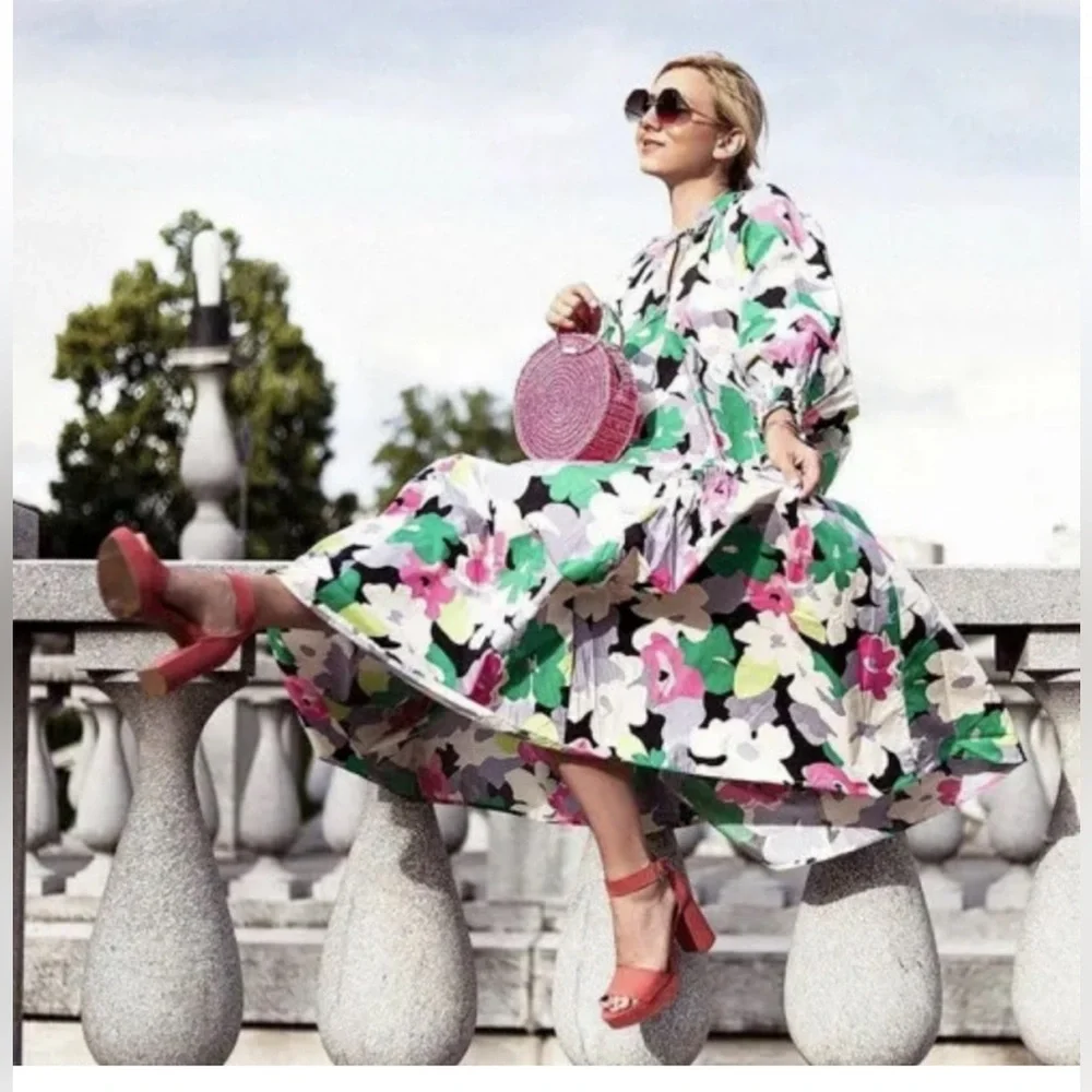 H&M  Floral Long Dress - Picture 4 of 12